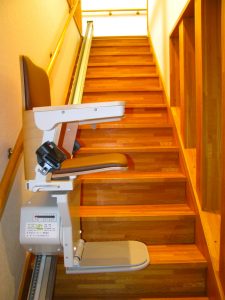 手摺を残した状態で設置