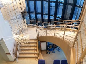 本体設置前の階段の様子